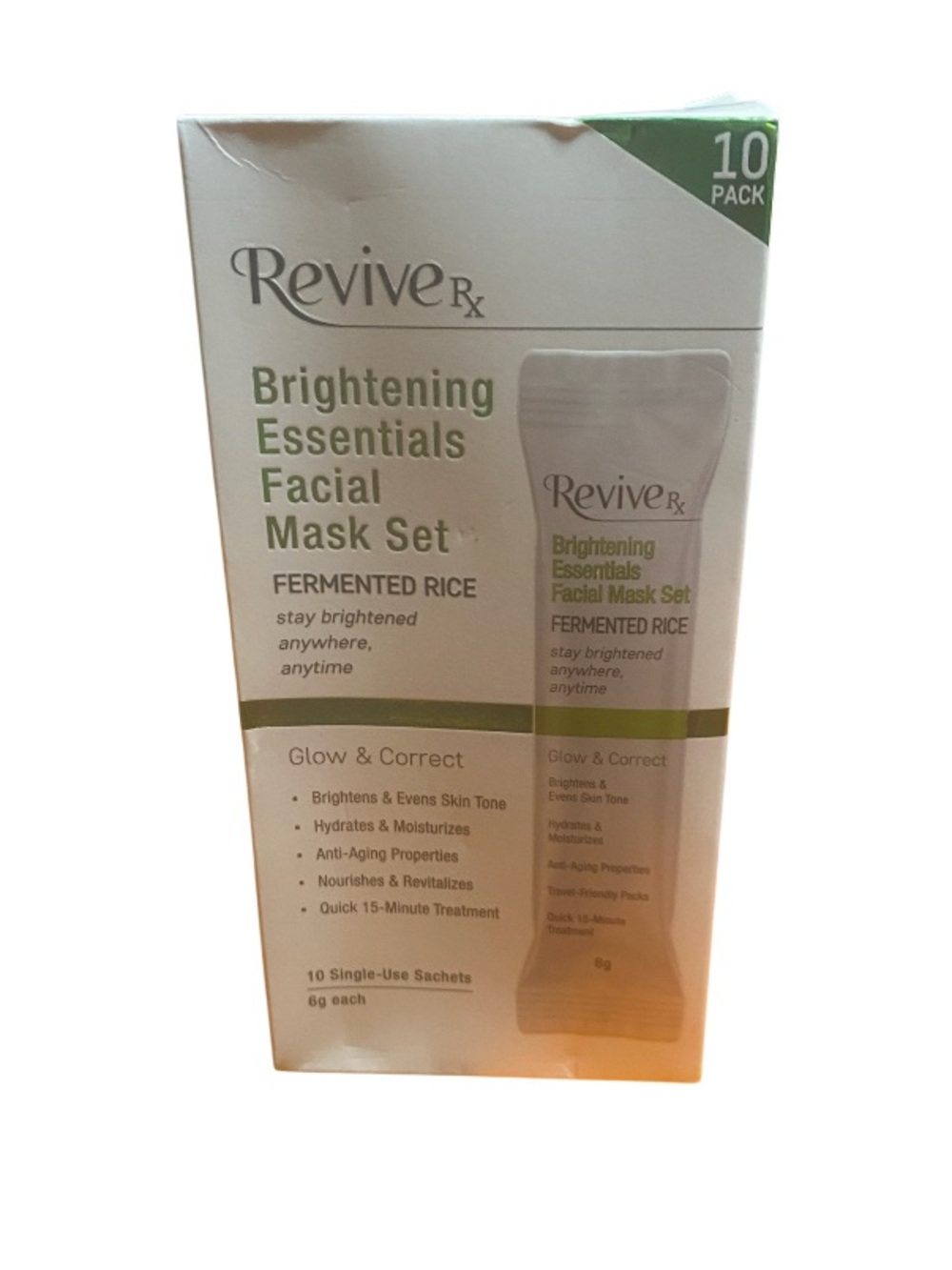 Brightening Essentials Facial Mask Set - Fermented Rice (10)